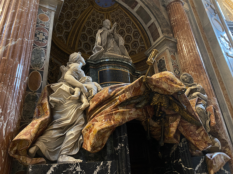 ベルニーニ作・教皇アレクサンデル7世の墓